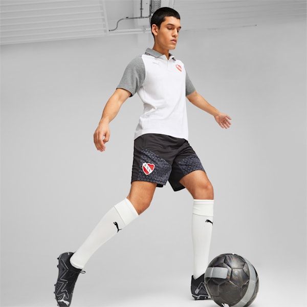 Chomba para hombre Independiente Casuals, PUMA White-Medium Gray Heather, large-ARG