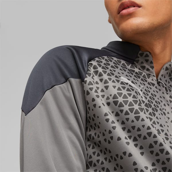 Buzo de fútbol con cierre para hombre de Independiente, Flat Medium Gray-Strong Gray, large-ARG