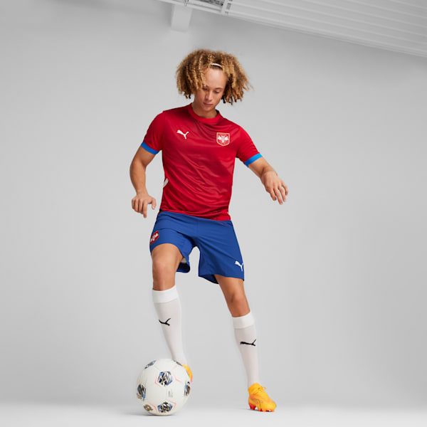 Serbia 2024 Home Jersey Men, Dark Cherry-PUMA Team Royal, large-ZAF