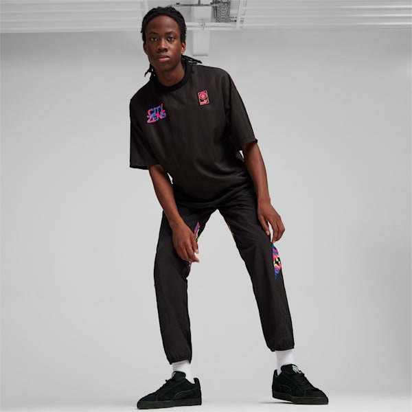 Pantalones Manchester City FtblNrgy, PUMA Black-Sunset Glow, large-ARG