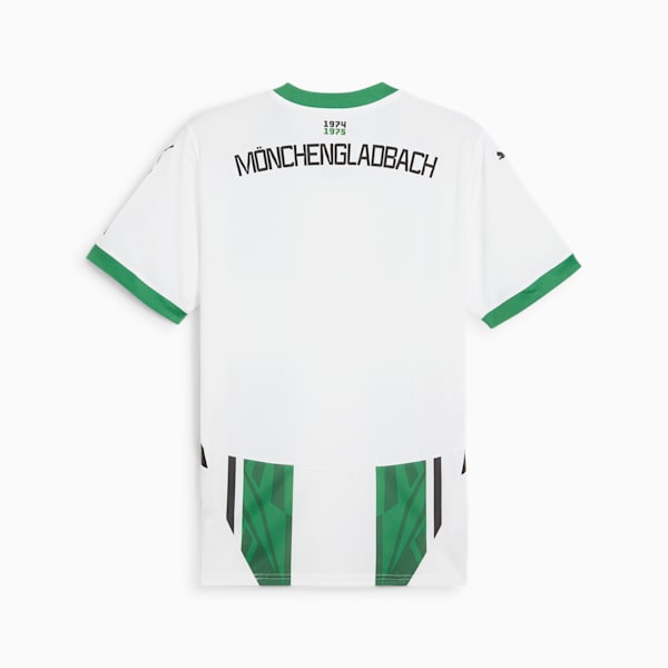 Jersey local Borussia Mönchengladbach 24/25 para hombre, PUMA White-Archive Green, large-MEX