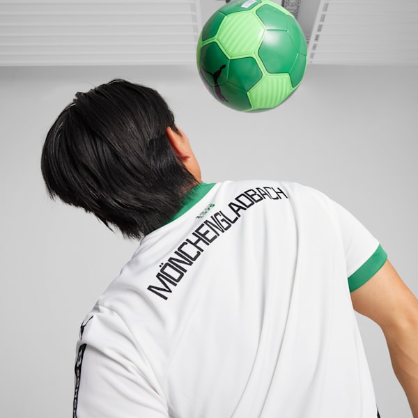 Jersey local Borussia Mönchengladbach 24/25 para hombre, PUMA White-Archive Green, large-MEX