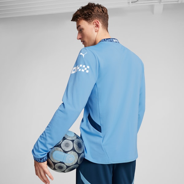 Manchester City 24/25 Home Long Sleeve Jersey Men, Team Light Blue-Marine Blue, large-ZAF