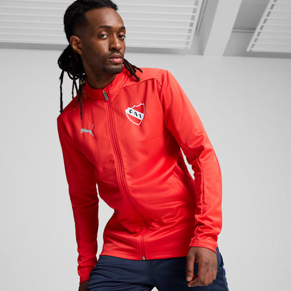 Campera de entrenamiento C.A. Independiente para hombre, PUMA Navy-PUMA Silver, large-ARG