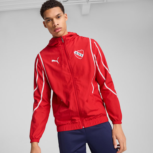 Campera pre-partido C.A. Independiente para hombre, For All Time Red-PUMA White, large-ARG