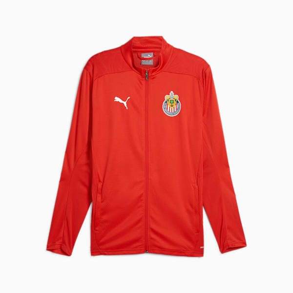 C.D. Guadalajara Training Jacket Men, PUMA Red-PUMA Silver, large-MEX