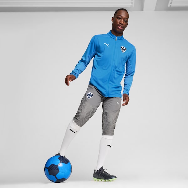 C.F. Monterrey Training Jacket Men, Ignite Blue-PUMA Silver, large-MEX