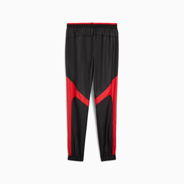 Egypt Pre-match Woven Pants Men, PUMA Black-PUMA Red, large-ZAF