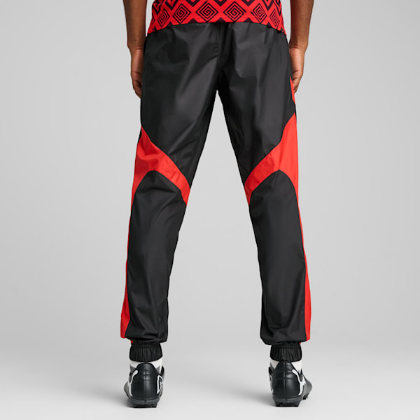 Egypt Pre-match Woven Pants Men, PUMA Black-PUMA Red, large-ZAF
