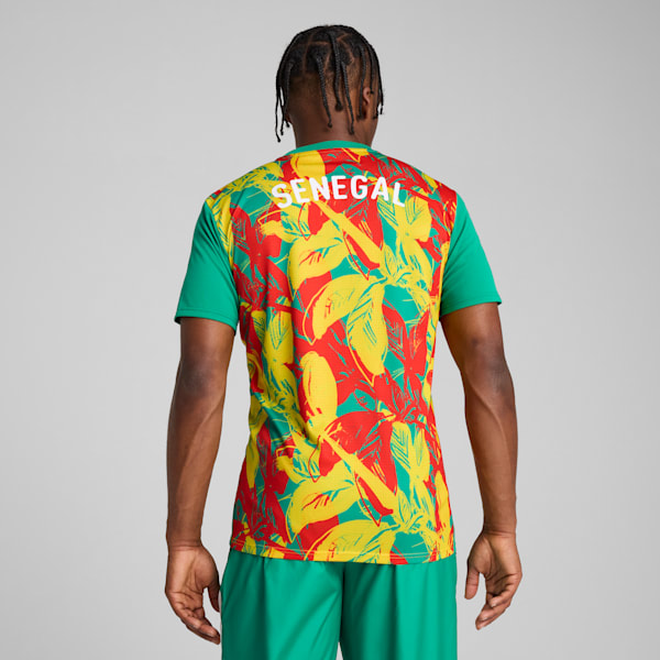 Senegal 2025 Pre-match Jersey Men, Sport Green-Faster Yellow-PUMA Red, large-ZAF