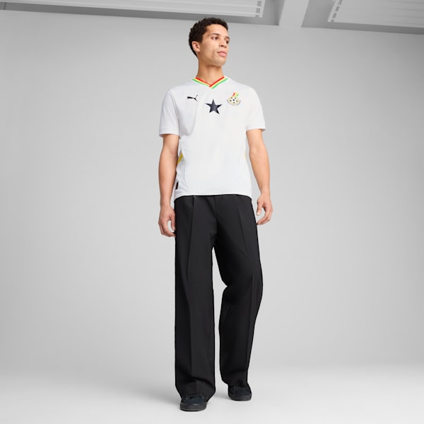 Jersey Ghana 2025 Primera Equipación Hombre, PUMA White-Pelé Yellow, large-MEX
