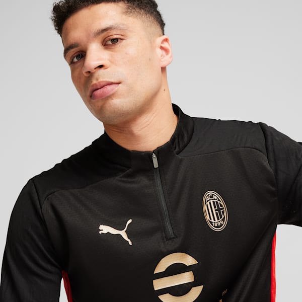 Buzo de entrenamiento AC Milan para hombre, PUMA Black-For All Time Red, large-ARG