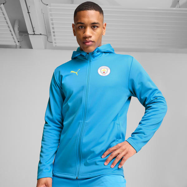 Campera de entrenamiento con capucha Manchester City para hombre, Magic Blue-Yellow Glow, large-ARG