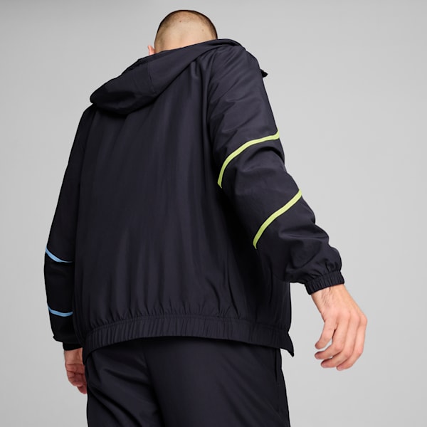 Manchester City Pre-match Woven Jacket Men, New Navy-Yellow Glow, large-ZAF