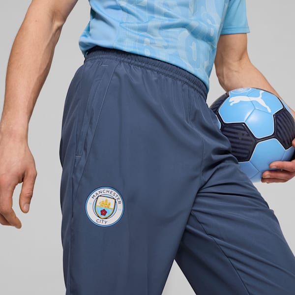 Manchester City Pre-match Woven Pants Men, Inky Blue-Team Light Blue, large-ZAF