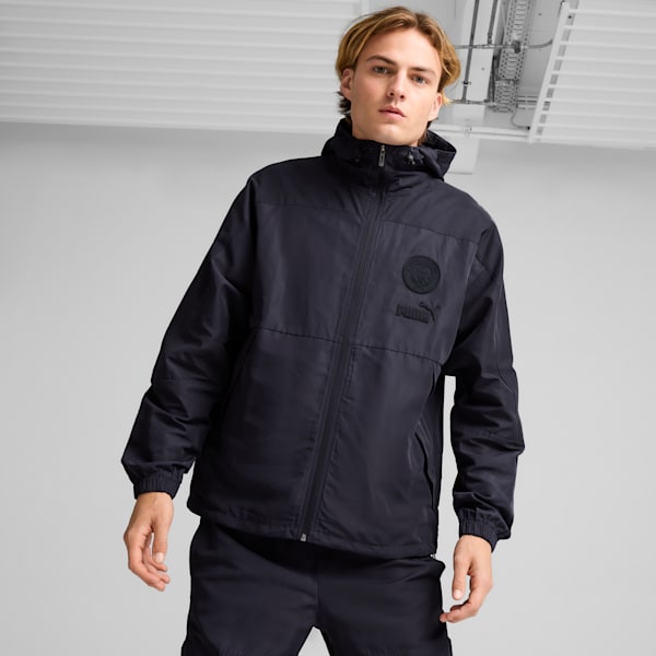 Campera con capucha Manchester City ftblMONOCHROME para hombre, New Navy, large-ARG