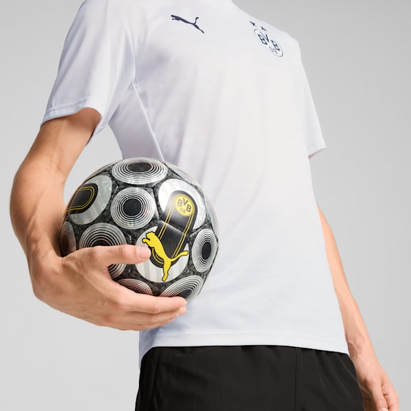 Camiseta prepartido Borussia Dortmund para hombre, PUMA White, large-ARG
