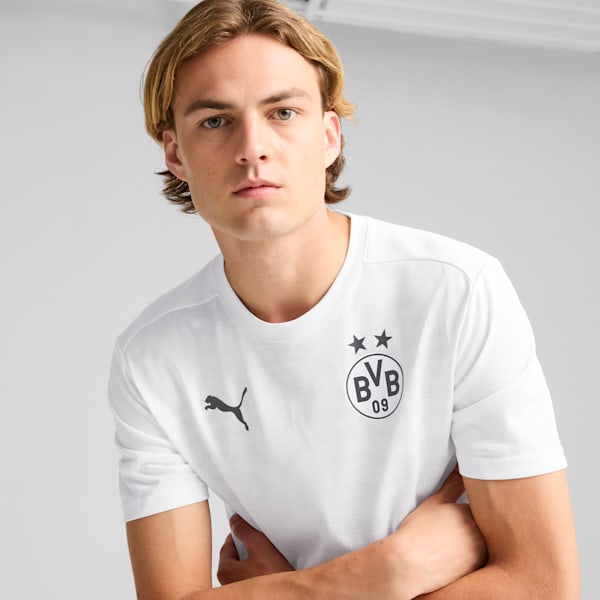 Camiseta prepartido Borussia Dortmund para hombre, PUMA White, large-ARG