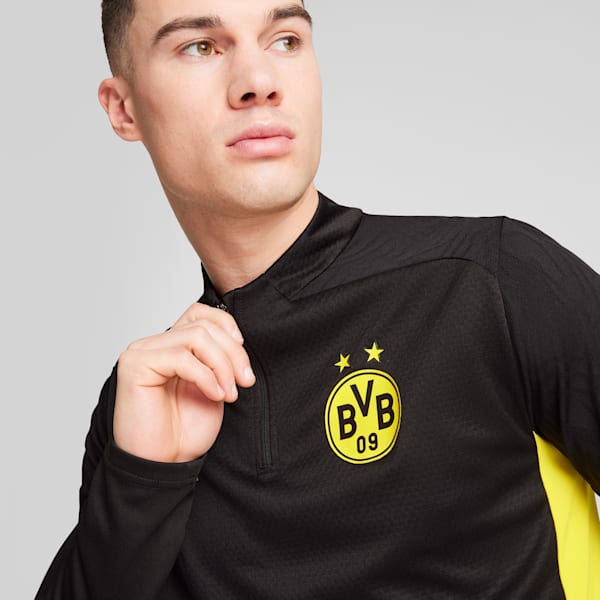 Campera de entrenamiento Borussia Dortmund para hombre, PUMA Black-Faster Yellow, large-ARG
