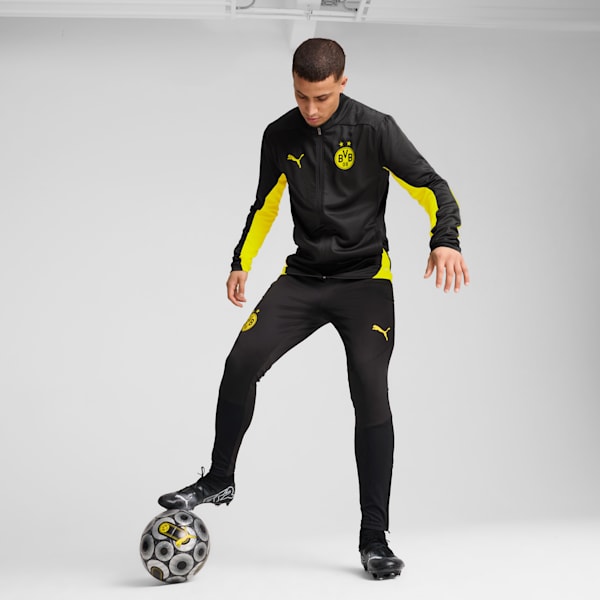 Campera de entrenamiento BVB, PUMA Black-Faster Yellow, large-ARG
