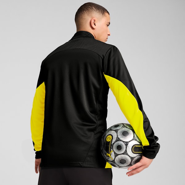 Campera de entrenamiento BVB, PUMA Black-Faster Yellow, large-ARG