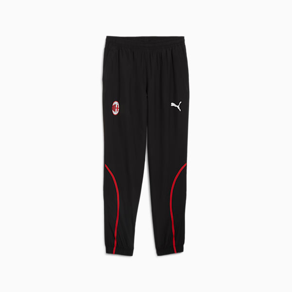 Pantalones pre-partido AC Milan para hombre, PUMA Black-For All Time Red, large-ARG
