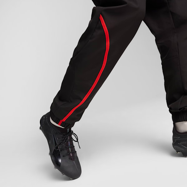AC Milan Pre-match Woven Pants Men, PUMA Black-For All Time Red, large-ZAF