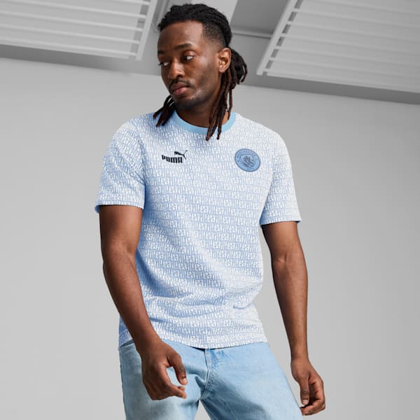 Camiseta Manchester City para hombre, Team Light Blue-PUMA White, large-ARG