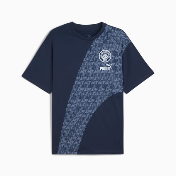 Camiseta Manchester City ftblCULTURE+ para hombre, Club Navy-Inky Blue, large-ARG
