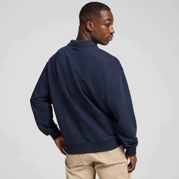 Buzo de entrenamiento Manchester City ftblCULTURE+ para hombre, Club Navy-Silver Mist, large-ARG
