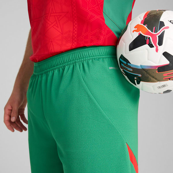 Shorts Marruecos 2025 para hombre, Archive Green-PUMA Red, large-ARG
