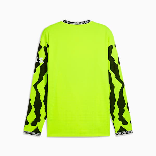 Borussia Dortmund Anniversary Culture Long Sleeve Jersey Men, Yellow Alert-PUMA Black, large-MEX