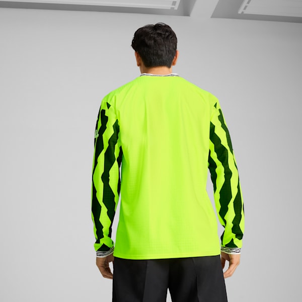 Borussia Dortmund Anniversary Culture Long Sleeve Jersey Men, Yellow Alert-PUMA Black, large-MEX