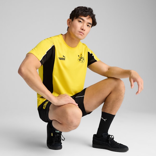 Borussia Dortmund ftblARCHIVE Tee Men, Faster Yellow-PUMA Black, large-MEX