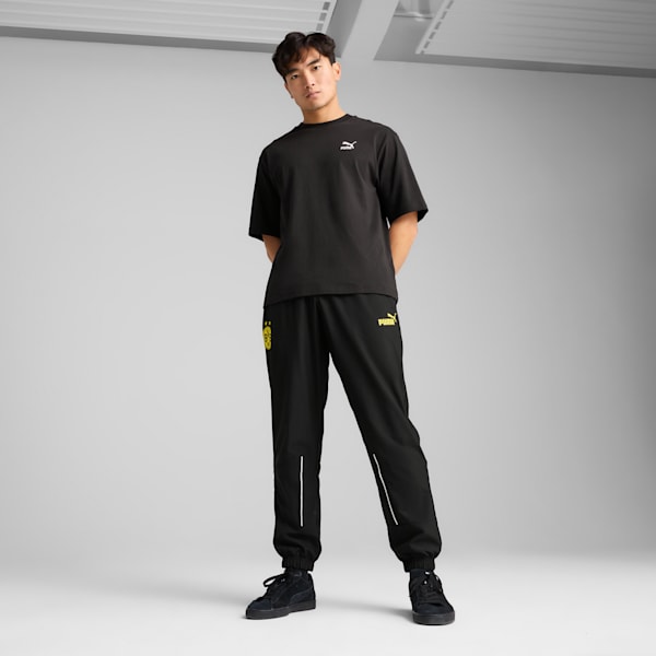 Borussia Dortmund ftblARCHIVE Pants Men, PUMA Black-Faster Yellow, large-MEX