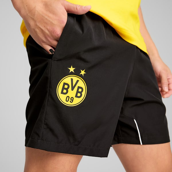 Borussia Dortmund ftblARCHIVE Shorts Men, PUMA Black-Faster Yellow, large-MEX