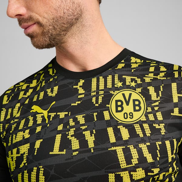 Borussia Dortmund 24/25 Pre-match Jersey Men, PUMA Black-Faster Yellow, large-ZAF