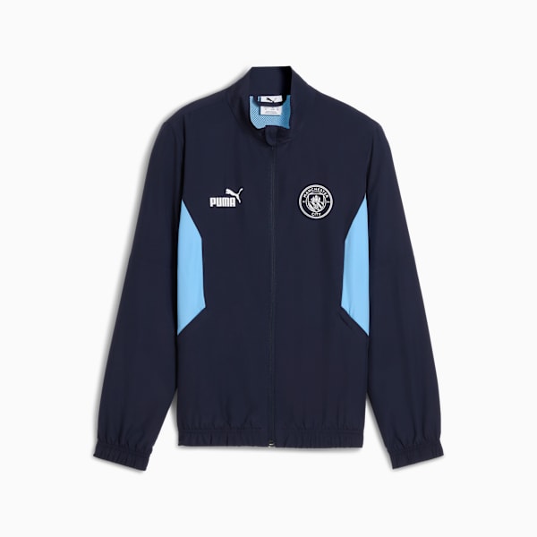 Campera Manchester City ftblARCHIVE juvenil, PUMA Navy-Team Light Blue, large-ARG