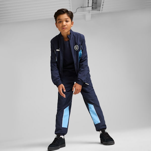 Campera Manchester City ftblARCHIVE juvenil, PUMA Navy-Team Light Blue, large-ARG
