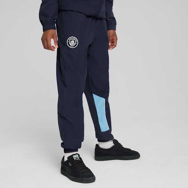 Pantalones Manchester City ftblARCHIVE juvenil, PUMA Navy-Team Light Blue, large-ARG