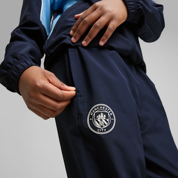 Pantalones Manchester City ftblARCHIVE juvenil, PUMA Navy-Team Light Blue, large-ARG
