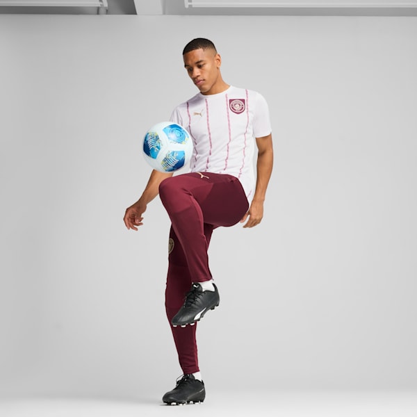 Manchester City Pre-match Jersey Men, PUMA White-Dark Jasper, large-MEX