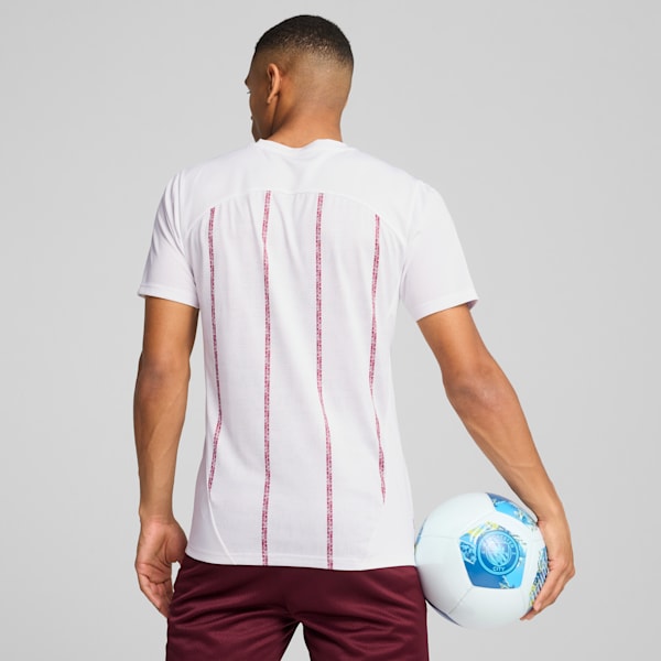 Manchester City Pre-match Jersey Men, PUMA White-Dark Jasper, large-MEX