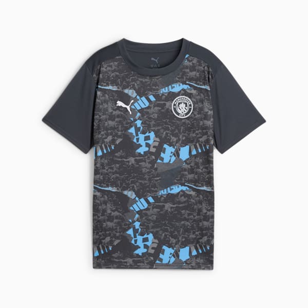 Manchester City Pre-match Jersey Youth, Strong Gray-Cool Light Gray, large-ZAF