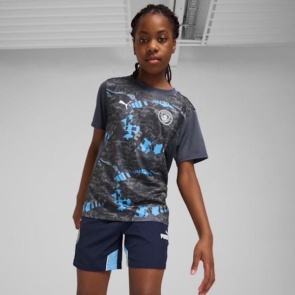 Manchester City Pre-match Jersey Youth, Strong Gray-Cool Light Gray, large-ZAF