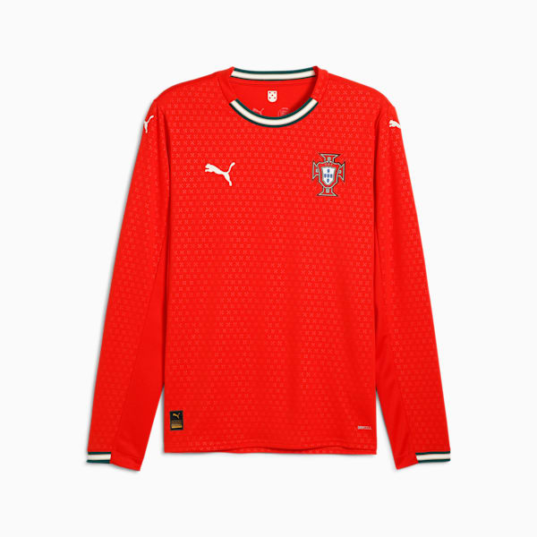 Portugal 2025 Long-Sleeved Home Jersey Men, Sport Red-Sugared Almond, large-ZAF