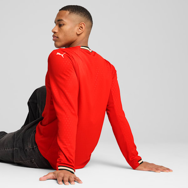 Portugal 2025 Long-Sleeved Home Jersey Men, Sport Red-Sugared Almond, large-ZAF