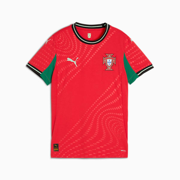Portugal Women's Team 2025 Home Jersey Women, Pure Red-Fresh Mint, large-ZAF