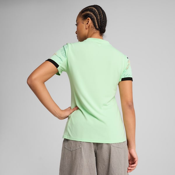 Portugal Women's Team 2025 Away Jersey Women, Fresh Mint-PUMA Black, large-ZAF
