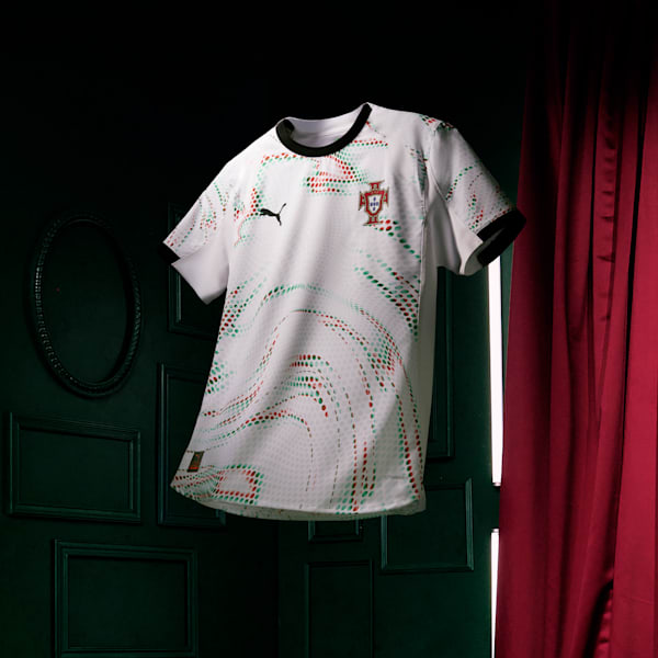 Portugal 2025 Away Jersey Youth, PUMA White-PUMA Black, large-ZAF